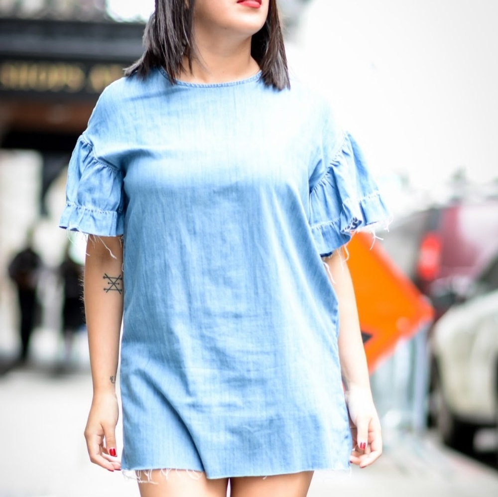 Denim Shirt Dress